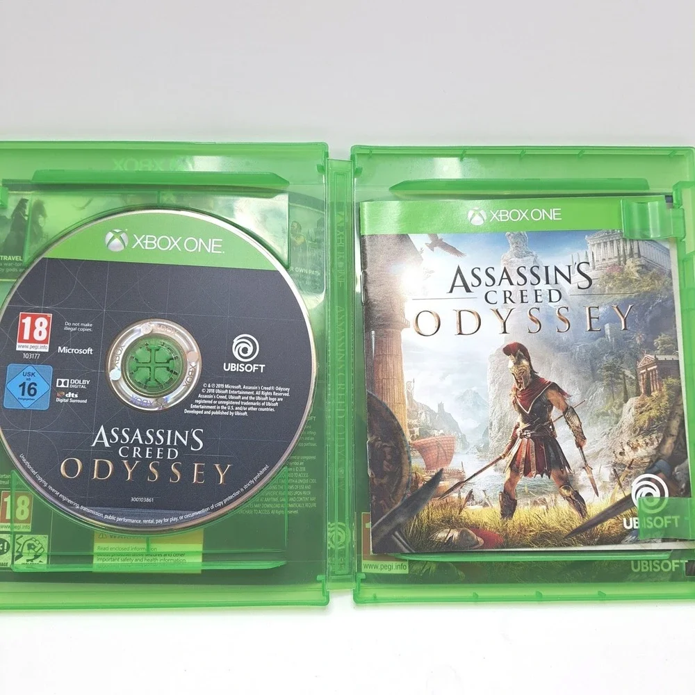 Assassins Creed Odyssey Xbox One‎ X Enhanced 4K HDR Video Game Complete Tested